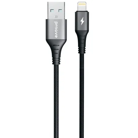 Кабель Proove WireX USB to Lightning 2.4A (1m) Black