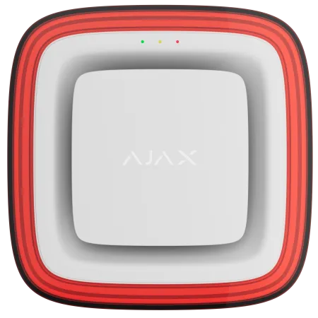 Бездротовий адресний пожежний оповіщувач світлозвуковий Ajax EN54 FireProtect (Sounder/VAD) Jeweller White (118599.279.WH1)