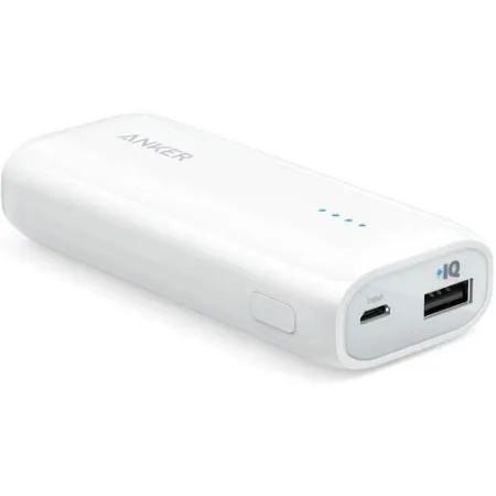 Батарея універсальна Anker Astro E1 V3 PowerBank 5200mAh (White) (A1211H22)