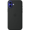 Чохол Apple для iPhone 16 Plus Silicone Case with MagSafe Black (MYY93ZM/A) у Черкасах