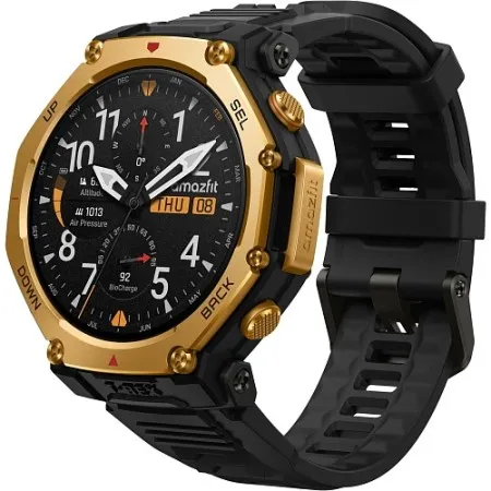 Смарт-годинник Amazfit T-Rex 3 Pro 48mm Black Gold (W2444OV5N)  у Микуличині