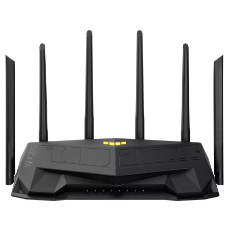 Маршрутизатор ASUS TUF-AX6000 4xGE LAN 1x2.5GE LAN 1x2.5GE WAN 1xUSB3.2 MU-MIMO OFDMA MESH gaming AURA RGB (90IG07X0-MO3C00)