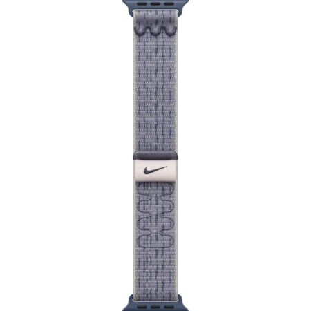 Ремінець Apple Watch 38/40/41/42mm Grey/Blue Nike Sport Loop (MXTX3ZM/A)