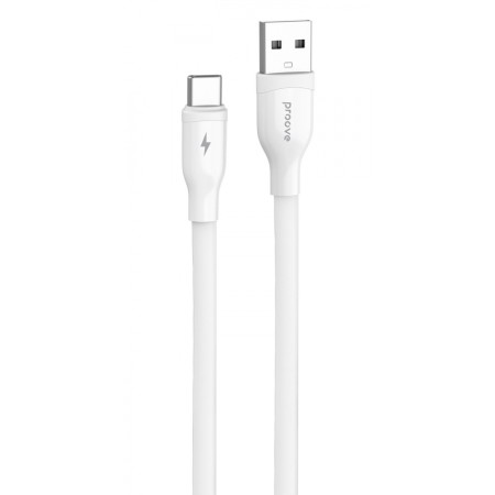 Кабель Proove Flat Out USB to Type-C 2.4A (1m) (White)  у Чернівцях