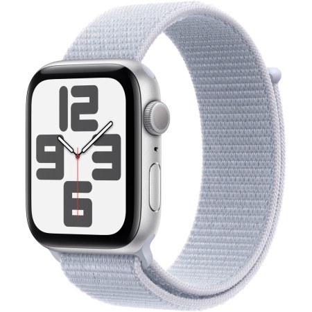 Apple Watch SE 2 2024 40mm Silver Aluminum Case with Blue Cloud Sport Loop  у Чернігові