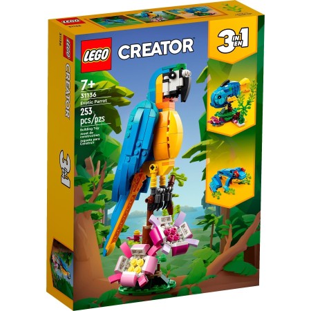 Конструктор LEGO Creator Екзотичний папуга (31136)  у Луцьку
