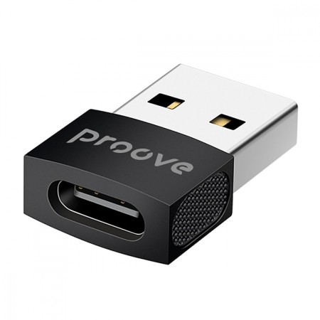 Перехідник OTG Proove Extension Type-C to USB (Black)