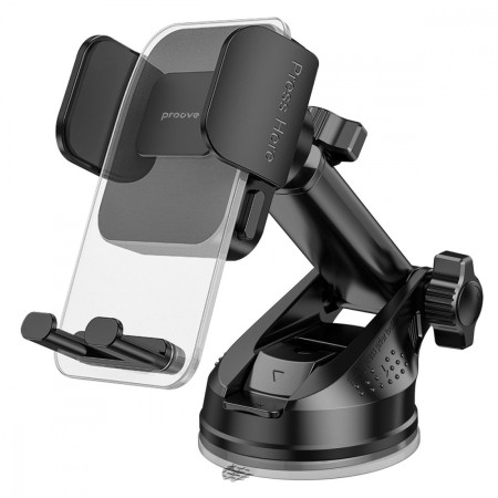 Автомобільний тримач Proove Crystal Clamp Plus Suction Type Car Mount (Black)
