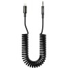 Кабель AUX Proove Steel Spring Lightning to 3.5 (1m) (Black)