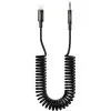 Кабель AUX Proove Steel Spring Lightning to 3.5 (1m) (Black)