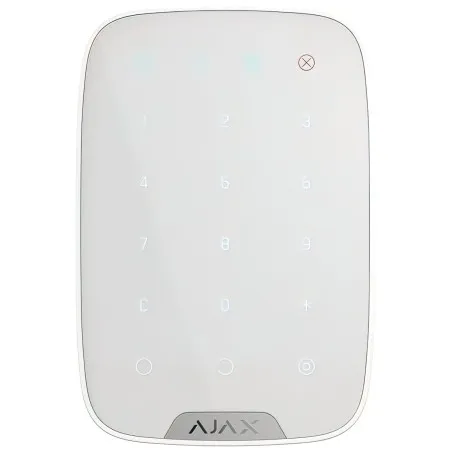 Бездротова сенсорна клавіатура Ajax KeyPad (White)