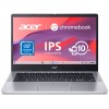 Ноутбук Acer Chromebook CB314-3HT 14" FHD IPS Touch | Intel C N4500 | 8GB | 128GB | ChromeOS | сріблястий (NX.KB5EU.002)