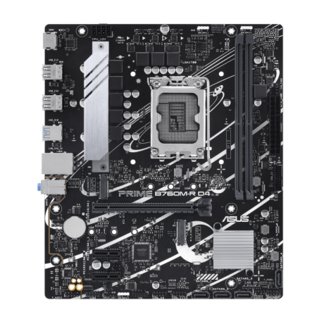 Материнська плата ASUS PRIME B760M-R D4 s1700 Micro-ATX (PRIME B760M-R D4)  у Тернополі
