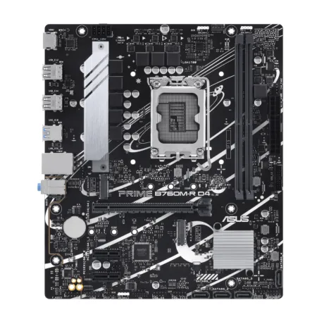 Материнська плата ASUS PRIME B760M-R D4 s1700 Micro-ATX (PRIME B760M-R D4)