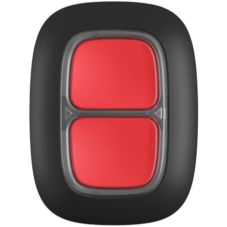 Бездротова екстрена кнопка Ajax DoubleButton (Black)