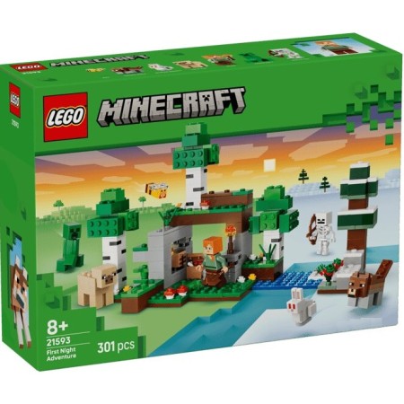 Конструктор LEGO Minecraft Пригода першої ночі (21593)