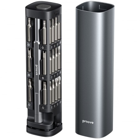 Багатофункціональний набір викруток Proove Fixer 46in1 (Gray)