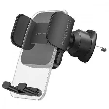 Автомобільний тримач Proove Crystal Clamp Plus Air Outlet Car Mount (Black)  у Києві
