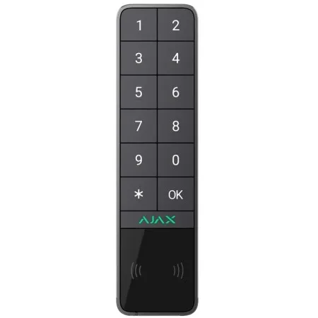 Бездротова зовнішня клавіатура Ajax KeyPad Outdoor Jeweller, графіт  у Хмельницькому