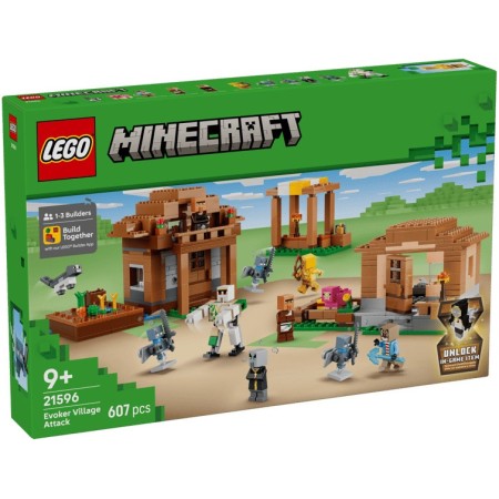 Конструктор LEGO Minecraft Напад викликача на село (21596)