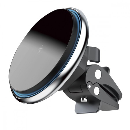 Автомобільний тримач із бездротовою зарядкою Proove Magic Circle 15W (Silver)