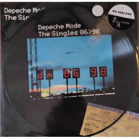 Вінілова платівка Depeche Mode – The Singles 86 > 98 Cologne 1998>10>05 (Limited Edition) (1 LP)