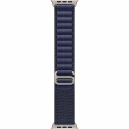 Ремінець Apple Watch 42/44/45/46/49mm Natural Titanium Finish Navy Alpine Loop Large (MXN03ZM/A)  у Запоріжжі