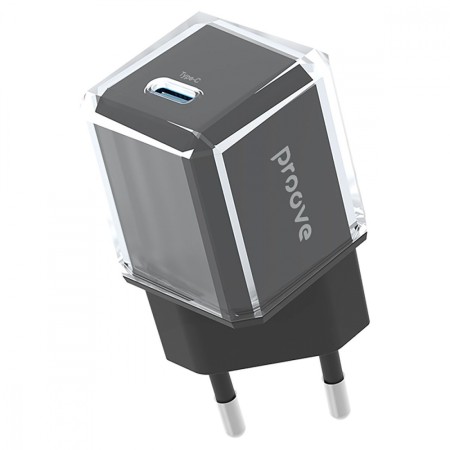 Мережевий зарядний пристрій Proove Pure GaN 30W (Type-C) Black