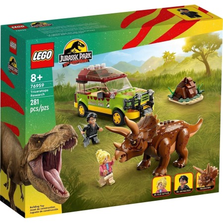 Конструктор LEGO Jurassic Park Дослідження трицератопсів (76959)
