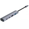Type-C-Хаб Proove Arc Link 5 in 1 (2*USB + 3*Type-C) Silver  у Луцьку