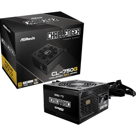 Блок живлення ASRock 750W 80 Plus GOLD (CL-750G)  у Чернівцях