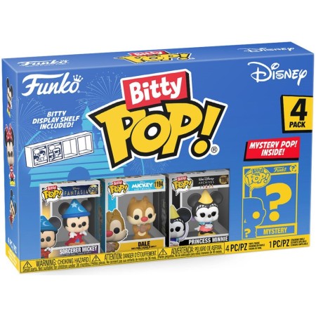 Набір подарунковий Funko POP (Bitty): Disney - Sorcerer Mickey 4pk  у Миколаєві