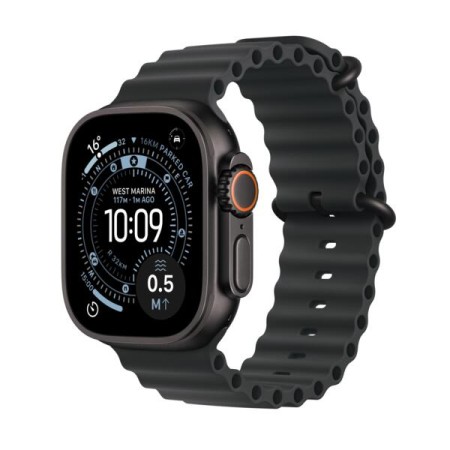 Apple Watch Ultra 3 49mm Black Titanium Case with Black Ocean Band (MF0J4) (MF0J4QP/A)  у Чернігові