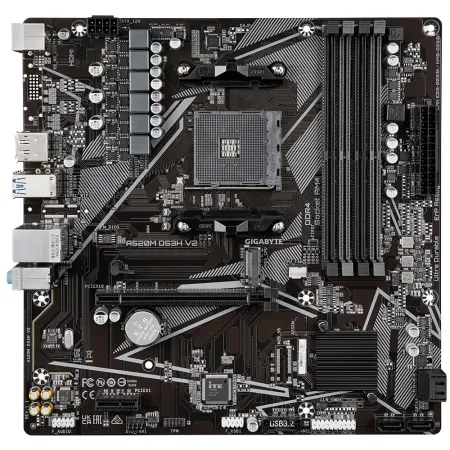 Mатеринська плата GIGABYTE A520M DS3H V2 sAM4 mATX (A520M DS3H V2)