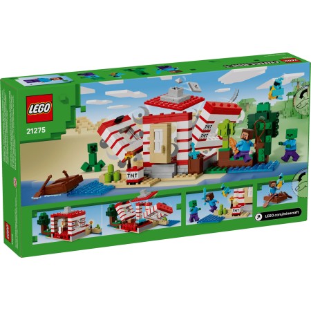 Конструктор LEGO Minecraft Будинок з вибухівки в джунглях (21275)