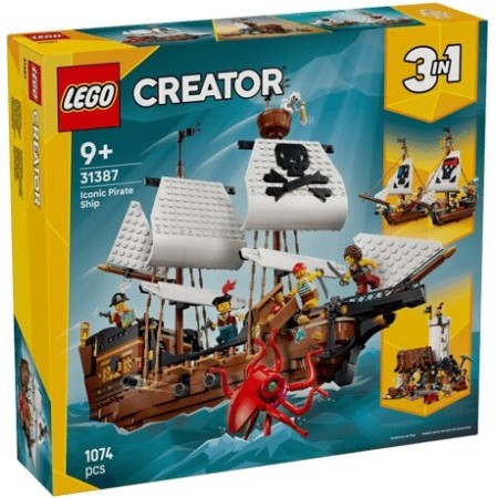Конструктор LEGO Creator Культовий піратський корабель (31387)  у Харкові