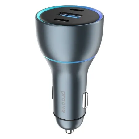 Автомобільний зарядний пристрій Proove Super Charge 130W (2 Type-C + USB) (Metal Gray)  у Сумах