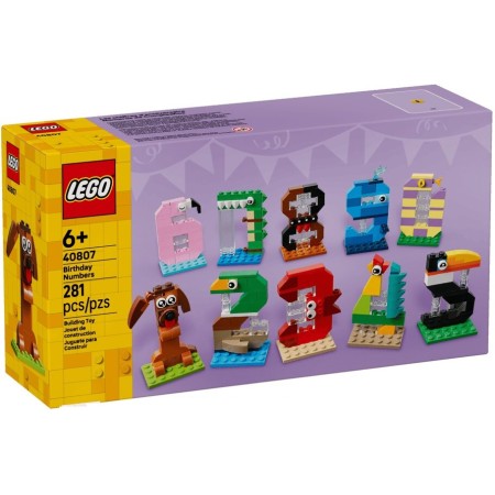 Конструктор LEGO Iconic Цифри на день народження (40807)