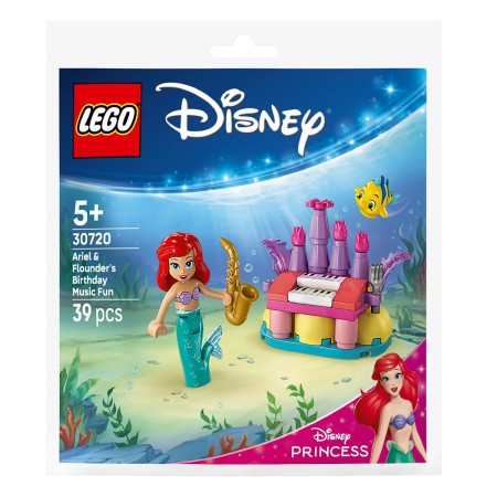 Конструктор LEGO Disney Princess Музичні розваги Аріель і Флаундера з нагоди дня народження (30720)