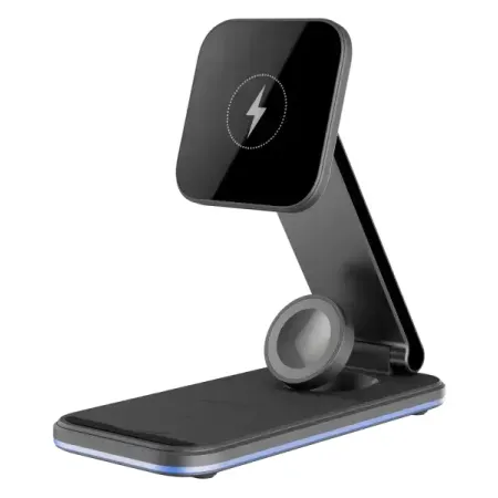 Бездротовий зарядний пристрій Proove Energy Fold 3 in 1 (Black)
