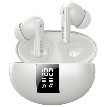 Бездротові навушники Proove Thunder Buds SE TWS with ANC (APP) White
