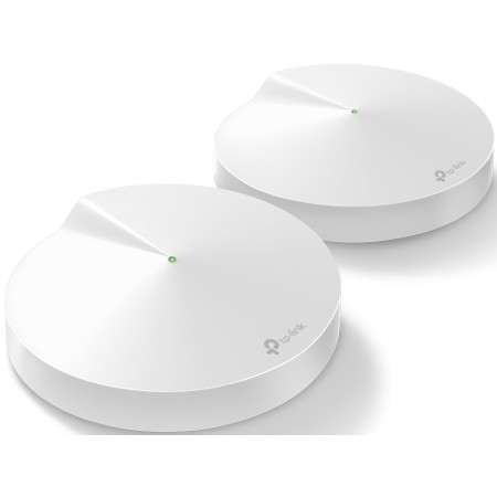 Маршрутизатор TP-Link (WiFi MESH система) DECO M9 plus 2PK AC2200 2xGE LAN/WAN 1xUSB 2.0 MU-MIMO Zigbee MESH 3-band (DECO-M9-PLUS-2-PACK)