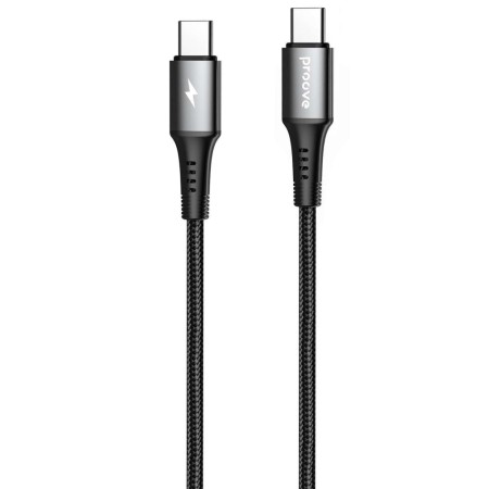 Кабель Proove WireX Type-C to Type-C 60W (2m) Black  у Чернівцях
