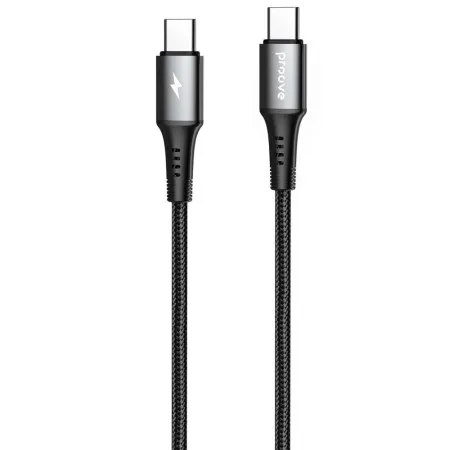 Кабель Proove WireX Type-C to Type-C 60W (2m) Black