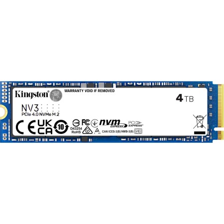SSD накопичувач KINGSTON M.2 4000GB NV3, PCIe 4.0 NVMe (SNV3S/4000G)
