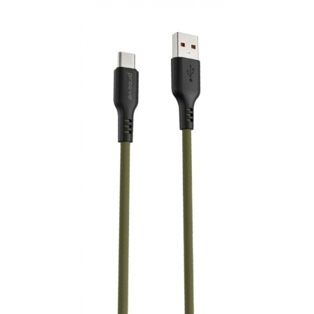 Кабель Proove Rebirth USB to Type-C 2.4A (1m) (Green)  у Чернівцях