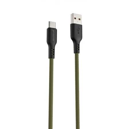 Кабель Proove Rebirth USB to Type-C 2.4A (1m) (Green)