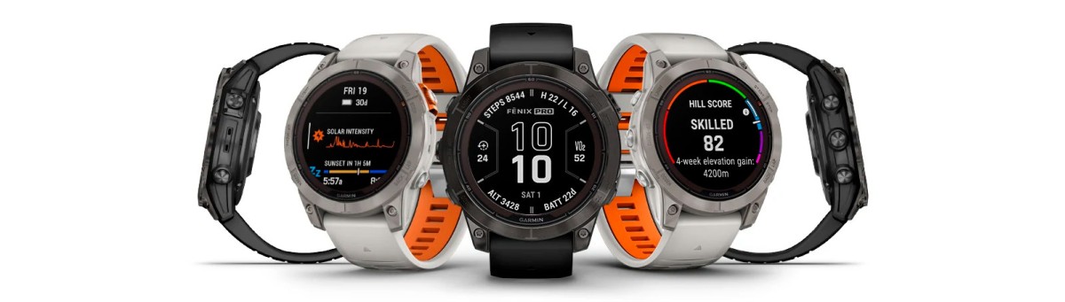 Годинник Garmin fenix 7 Pro Sapphire Solar Garmin fenix 7 Pro Sapphire Solar