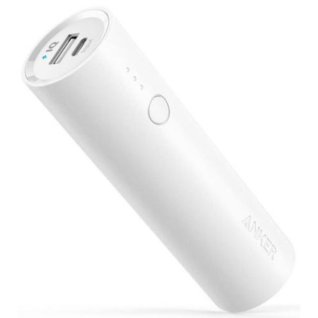 Батарея універсальна Anker PowerCore Ultra-Compact 5000mAh (White) (A1109G21)