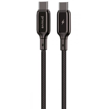 Кабель Proove Dense Metal Type-C to Type-C 60W (2m) black  у Чернівцях